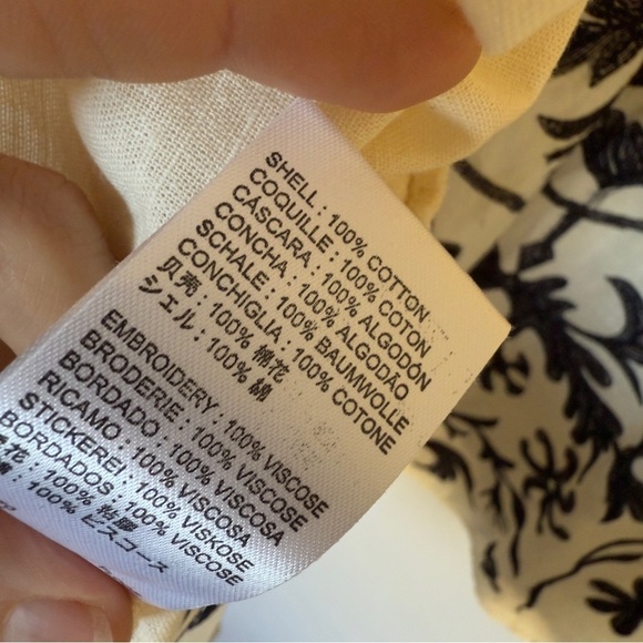 NWT FREE PEOPLE Fiona Embroidered Mini Dress in Ivory Combo Size: extra Small - Picture 5 of 5